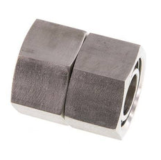 22L RVS Rechte met Draaidoorvoer 160bar FKM O-ring en Afdichtconus ISO 8434-1