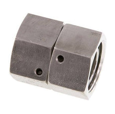 22L RVS Rechte met Draaidoorvoer 160bar FKM O-ring en Afdichtconus ISO 8434-1