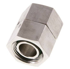 22L RVS Rechte met Draaidoorvoer 160bar FKM O-ring en Afdichtconus ISO 8434-1