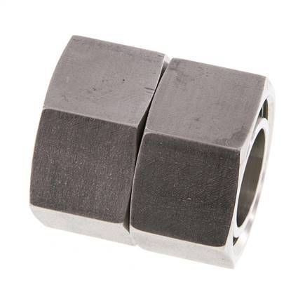 28L RVS Rechte met Draaidoorvoer 160bar FKM O-ring en Afdichtconus ISO 8434-1