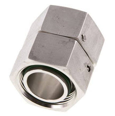 28L RVS Rechte met Draaidoorvoer 160bar FKM O-ring en Afdichtconus ISO 8434-1