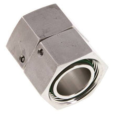 28L RVS Rechte met Draaidoorvoer 160bar FKM O-ring en Afdichtconus ISO 8434-1