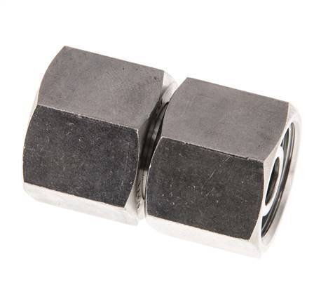 12S RVS Rechte met Draaidoorvoer 630bar FKM O-ring en Afdichtconus ISO 8434-1