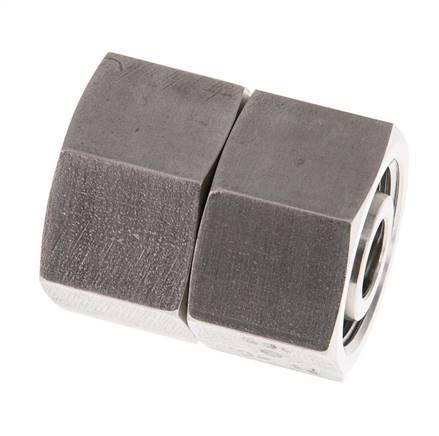 16S RVS Rechte met Draaidoorvoer 400bar FKM O-ring en Afdichtconus ISO 8434-1