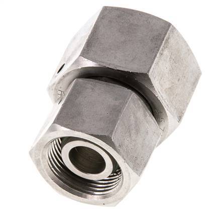 16S & 20S RVS Rechte met Draaidoorvoer 400bar FKM O-ring en Afdichtconus ISO 8434-1