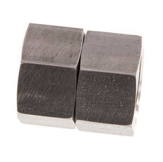 20S RVS Rechte met Draaidoorvoer 400bar FKM O-ring en Afdichtconus ISO 8434-1