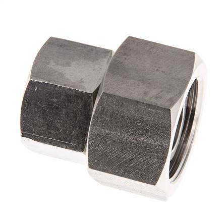 20S & 25S RVS Rechte met Draaidoorvoer 400bar FKM O-ring en Afdichtconus ISO 8434-1