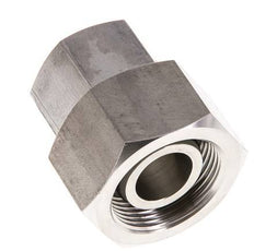 20S & 25S RVS Rechte met Draaidoorvoer 400bar FKM O-ring en Afdichtconus ISO 8434-1