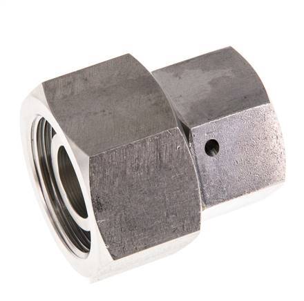 20S & 25S RVS Rechte met Draaidoorvoer 400bar FKM O-ring en Afdichtconus ISO 8434-1