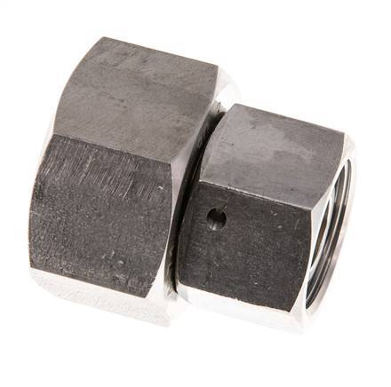 20S & 25S RVS Rechte met Draaidoorvoer 400bar FKM O-ring en Afdichtconus ISO 8434-1