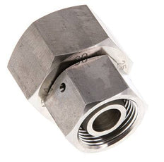 20S & 25S RVS Rechte met Draaidoorvoer 400bar FKM O-ring en Afdichtconus ISO 8434-1