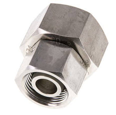 20S & 25S RVS Rechte met Draaidoorvoer 400bar FKM O-ring en Afdichtconus ISO 8434-1