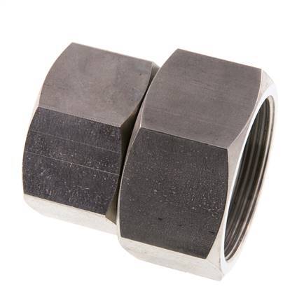 30S & 38S RVS Rechte met Draaidoorvoer 315bar FKM O-ring en Afdichtconus ISO 8434-1