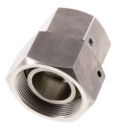 30S & 38S RVS Rechte met Draaidoorvoer 315bar FKM O-ring en Afdichtconus ISO 8434-1