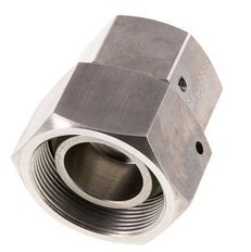 30S & 38S RVS Rechte met Draaidoorvoer 315bar FKM O-ring en Afdichtconus ISO 8434-1