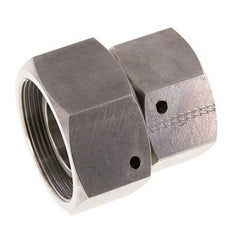 30S & 38S RVS Rechte met Draaidoorvoer 315bar FKM O-ring en Afdichtconus ISO 8434-1