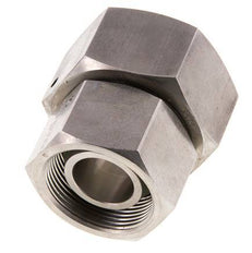 30S & 38S RVS Rechte met Draaidoorvoer 315bar FKM O-ring en Afdichtconus ISO 8434-1
