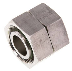 38S RVS Rechte met Draaidoorvoer 315bar FKM O-ring en Afdichtconus ISO 8434-1
