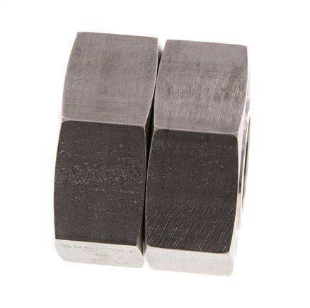 38S RVS Rechte met Draaidoorvoer 315bar FKM O-ring en Afdichtconus ISO 8434-1