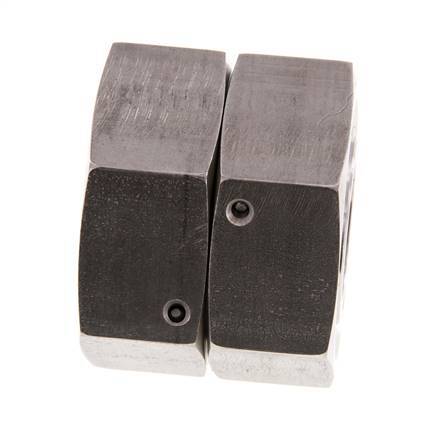 38S RVS Rechte met Draaidoorvoer 315bar FKM O-ring en Afdichtconus ISO 8434-1