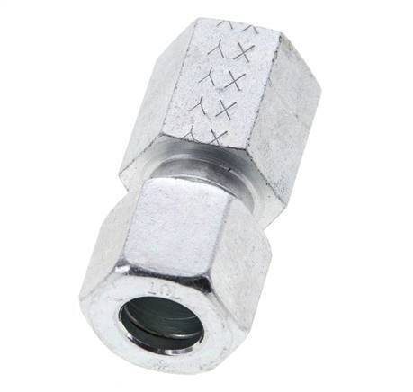 10L & M14x1.5 Zink plated Steel Straight Cutting Fitting with Female Threads 315 bar ISO 8434-1