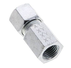 10L & M14x1.5 Zink plated Steel Straight Cutting Fitting with Female Threads 315 bar ISO 8434-1