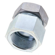 42L & M48x2 Zink plated Steel Straight Cutting Fitting with Female Threads 160 bar ISO 8434-1