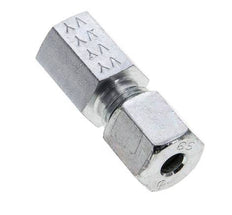 6S & M12x1.5 Zink plated Steel Straight Cutting Fitting with Female Threads 630 bar ISO 8434-1