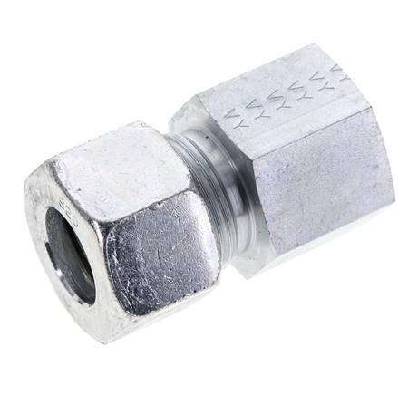 20S & M27x2 Zink plated Steel Straight Cutting Fitting with Female Threads 400 bar ISO 8434-1