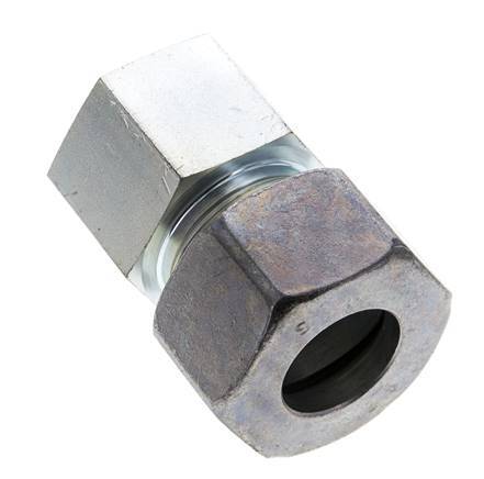 25S & M33x2 Zink plated Steel Straight Cutting Fitting with Female Threads 400 bar ISO 8434-1
