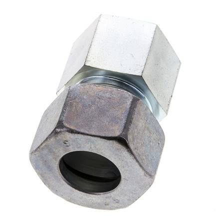 25S & M33x2 Zink plated Steel Straight Cutting Fitting with Female Threads 400 bar ISO 8434-1