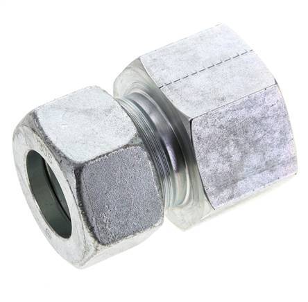 30S & M42x2 Zink plated Steel Straight Cutting Fitting with Female Threads 400 bar ISO 8434-1