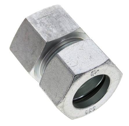 38S & M48x2 Zink plated Steel Straight Cutting Fitting with Female Threads 315 bar ISO 8434-1