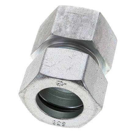 38S & M48x2 Zink plated Steel Straight Cutting Fitting with Female Threads 315 bar ISO 8434-1