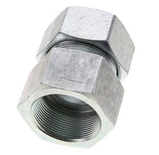 38S & M48x2 Zink plated Steel Straight Cutting Fitting with Female Threads 315 bar ISO 8434-1