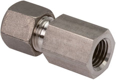 14S & M20x1.5 Stainless Steel Straight Compression Fitting with Female Threads 400 bar ISO 8434-1