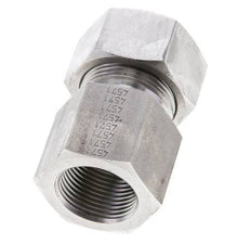 18L & M22x1.5 Stainless Steel Straight Cutting Fitting with Female Threads 315 bar ISO 8434-1
