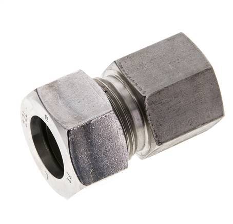 22L & M26x1.5 Stainless Steel Straight Cutting Fitting with Female Threads 160 bar ISO 8434-1