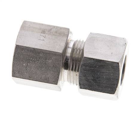 16S & M22x1.5 Stainless Steel Straight Cutting Fitting with Female Threads 400 bar ISO 8434-1