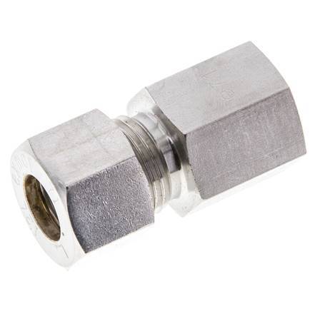 12L & M16x1.5 Stainless Steel Straight Compression Fitting with Female Threads 315 bar ISO 8434-1