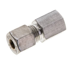 8S & M14x1.5 Stainless Steel Straight Compression Fitting with Female Threads 500 bar ISO 8434-1