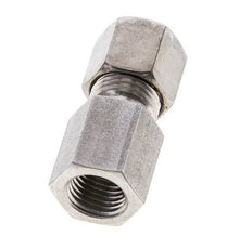 8S & M14x1.5 Stainless Steel Straight Compression Fitting with Female Threads 500 bar ISO 8434-1