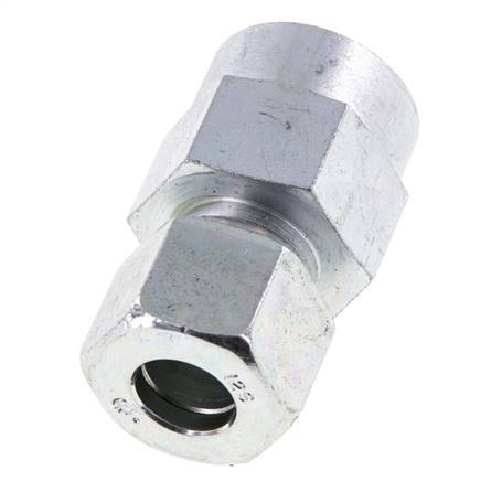 12S & G1/2'' Verzinkt Stalen Rechte Snijringkoppeling Binnendraad voor manometers 630bar ISO 8434-1