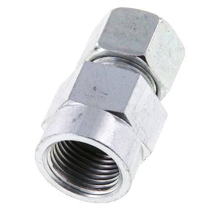 12S & G1/2'' Verzinkt Stalen Rechte Snijringkoppeling Binnendraad voor manometers 630bar ISO 8434-1