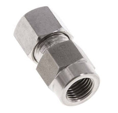 10L & G1/4'' RVS Rechte Snijringkoppeling Binnendraad voor manometers 315bar ISO 8434-1