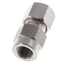 10L & G1/4'' RVS Rechte Snijringkoppeling Binnendraad voor manometers 315bar ISO 8434-1