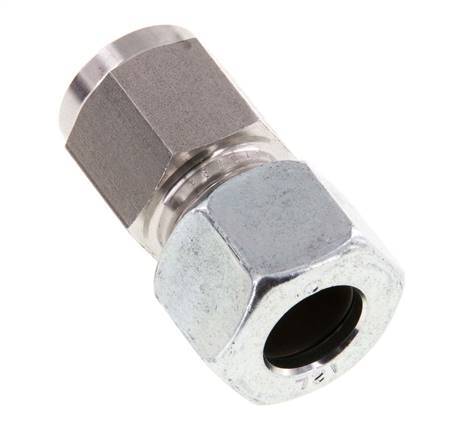 12L & G1/4'' RVS Rechte Snijringkoppeling Binnendraad voor manometers 315bar ISO 8434-1