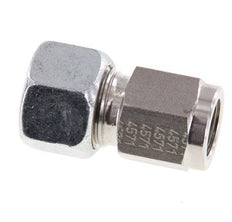 12L & G1/4'' RVS Rechte Snijringkoppeling Binnendraad voor manometers 315bar ISO 8434-1