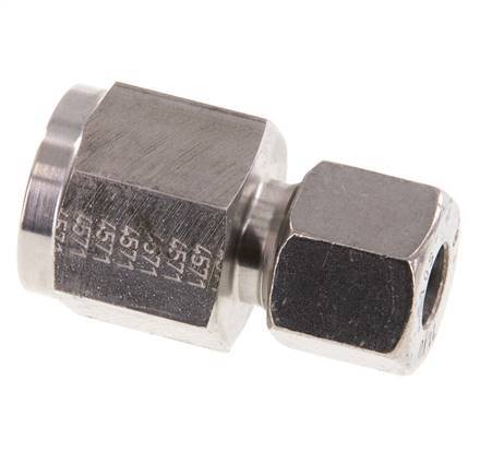 10S & G1/2'' RVS Rechte Snijringkoppeling Binnendraad voor manometers 630bar ISO 8434-1