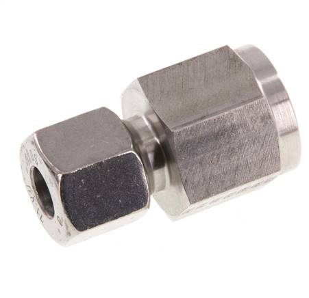 10S & G1/2'' RVS Rechte Snijringkoppeling Binnendraad voor manometers 630bar ISO 8434-1